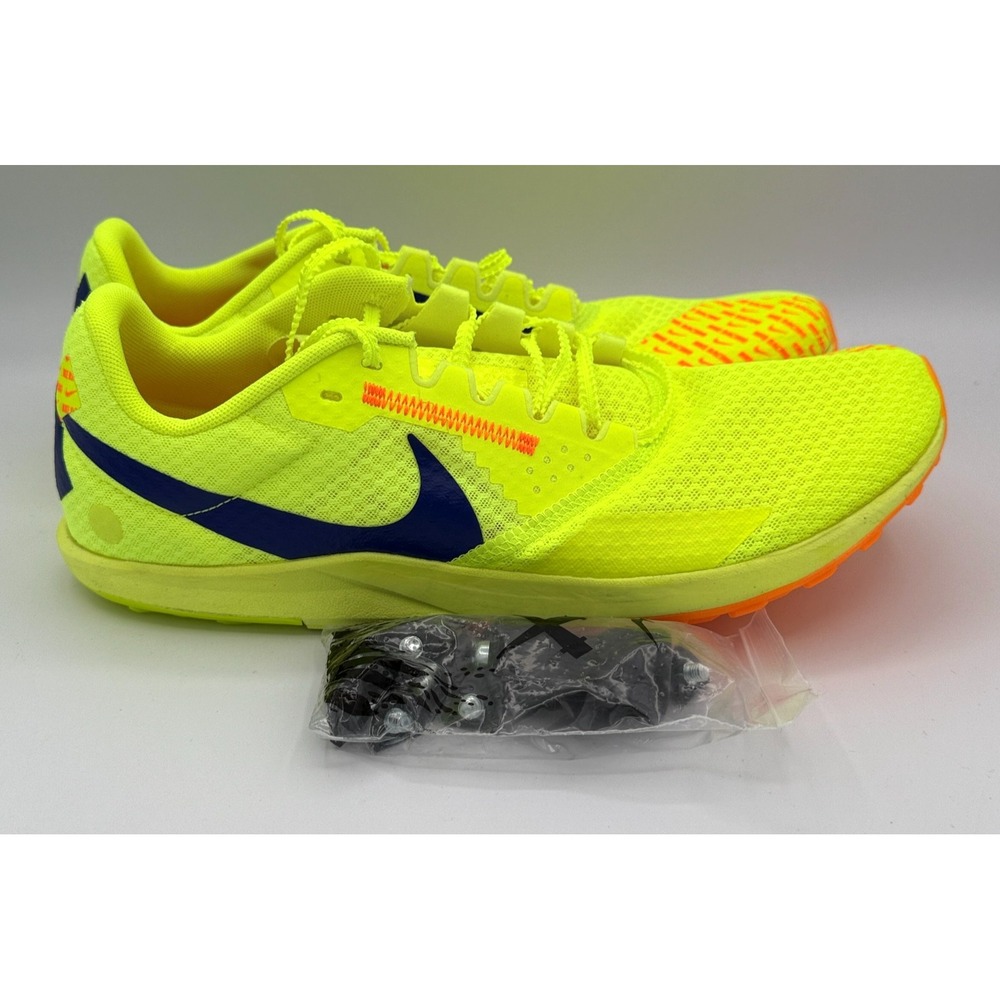 New Nike Rival XC 6 Shoes Mens Size 10 Bright Yellow Track Spikes DX7999 701